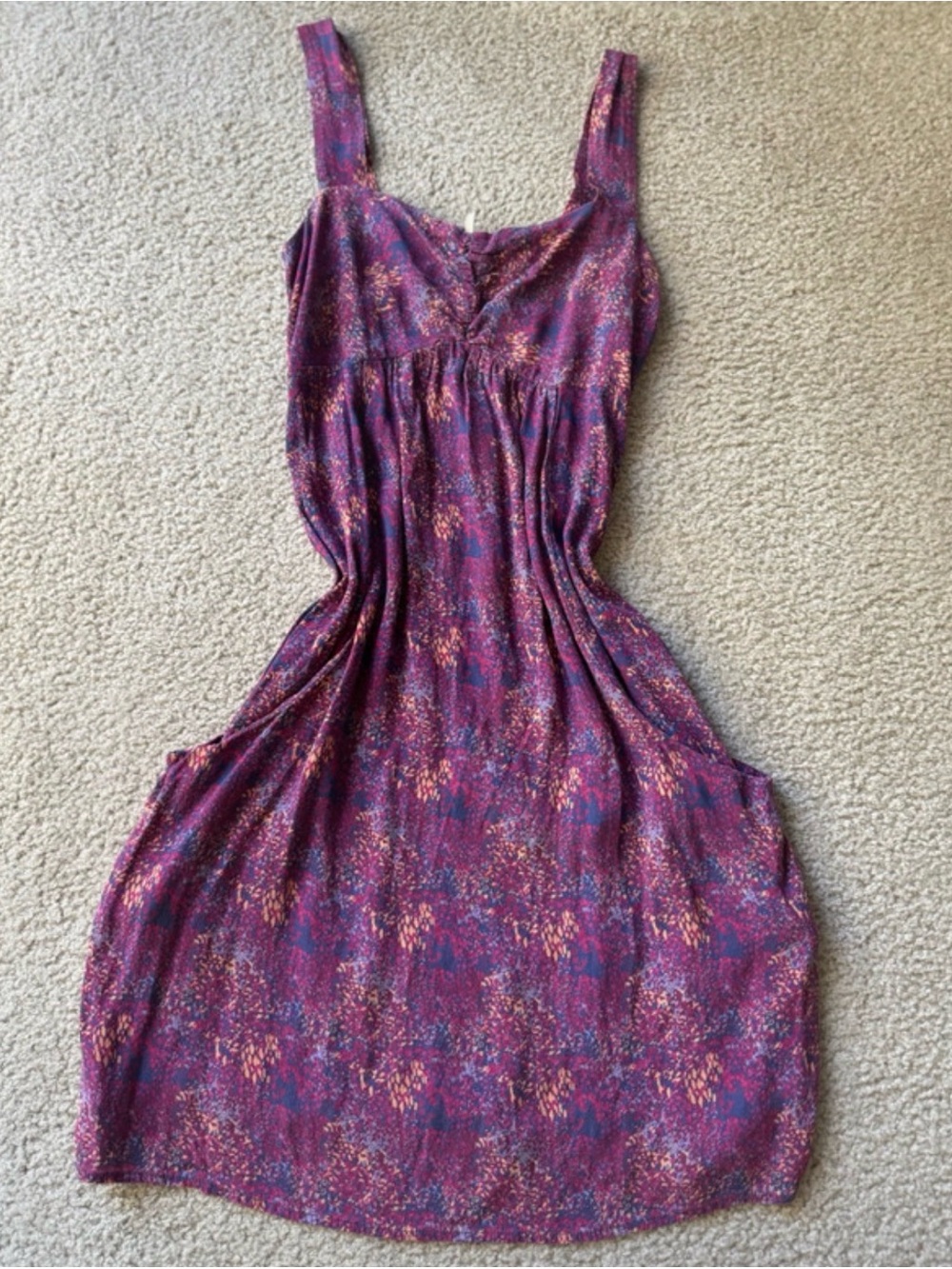 Cinnamon Pink and Purple Floral-Print Midi Dress y2k 2000s style night out sexy